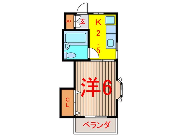 コ－ポフミの物件間取画像